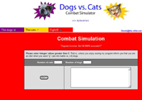 Dogs vs. Cats: Combat Simulator