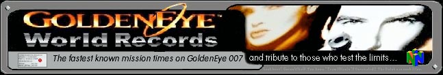 Goldeneye 007 World Records